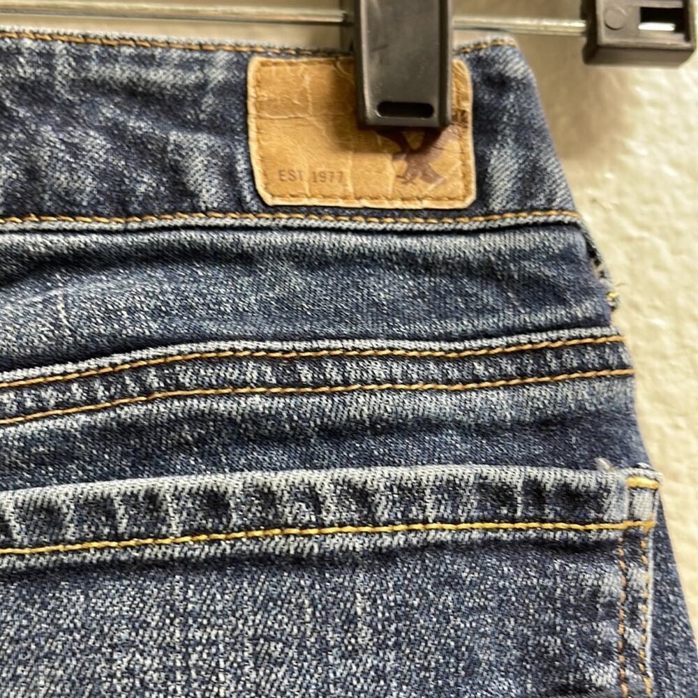 E) American Eagle Outfitters Skinny Stretch Women Jeans Blue size 00 - Picture 7 of 12